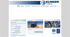 Desktop Screenshot of klingerthailand.com
